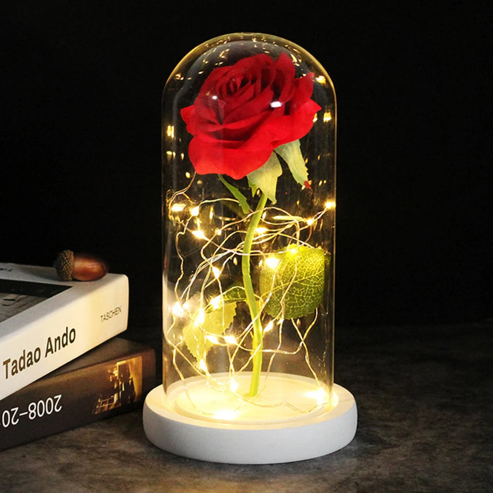 artificial glass flowers